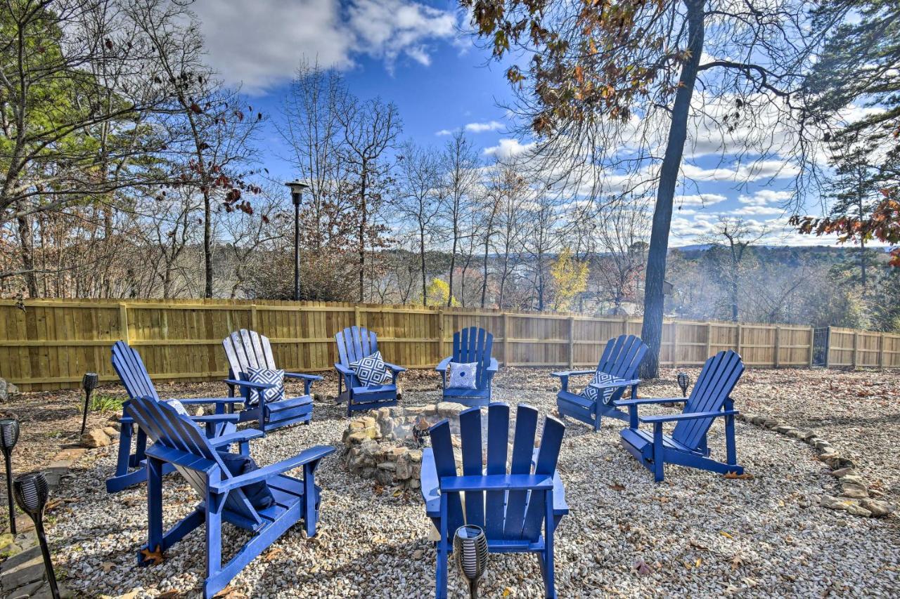 Hilltop Hot Springs Log Cabin With Hot Tub And Grill! Exterior foto