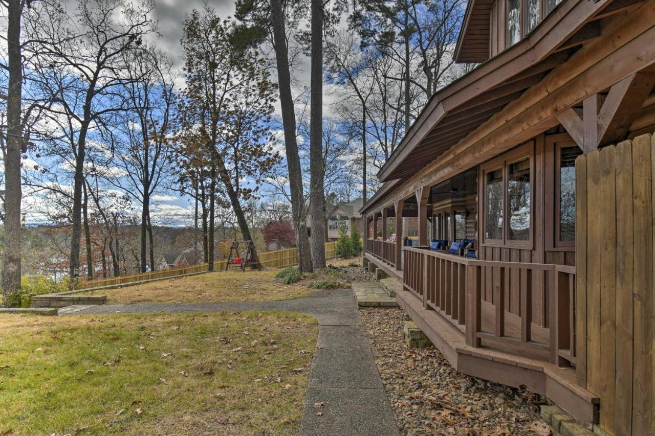 Hilltop Hot Springs Log Cabin With Hot Tub And Grill! Exterior foto